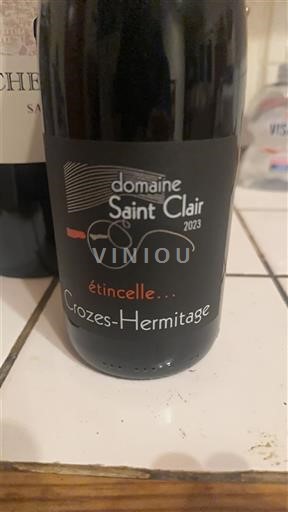 Rhône-dalen Crozes-Hermitage Domaine Saint Clair Étincelle 2023