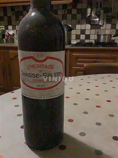 Bordeaux Haut-Médoc Château Chasse-Spleen L'Héritage de Chasse-Spleen 2011
