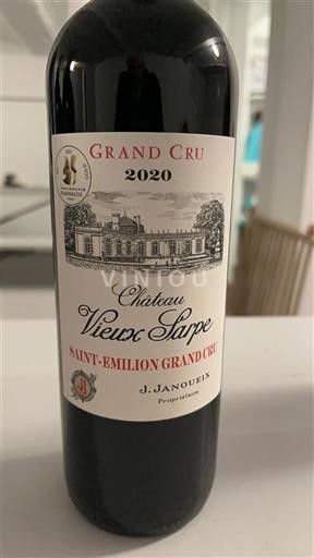 Burdeos Saint-Émilion Gran Cru Grand Cru Château Vieux Sarpe 2020