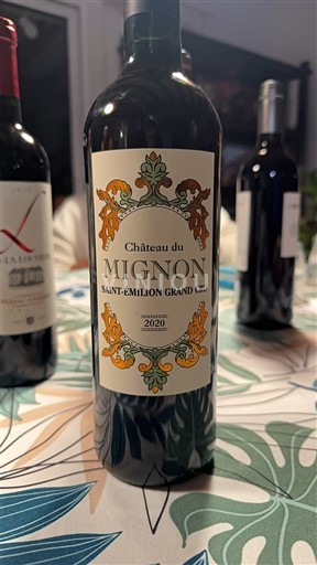 Bordeaux Saint-Émilion Grand Cru Grand Cru Château Mignon 2020