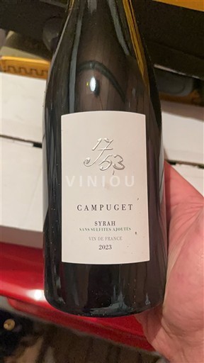 Rhônedalen Ospecificerad Campuget 1753 Syrah Sans Sulfites Ajoutés 2023