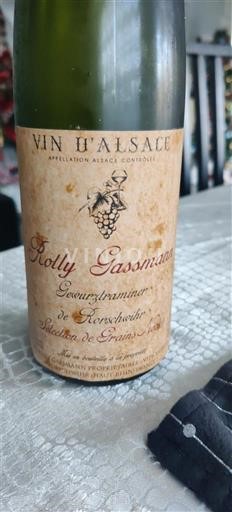 Alsace Sélection de Grains Nobles Rolly Gassmann Gewurztraminer de Rorschwihr Sélection de Grains Nobles 2017