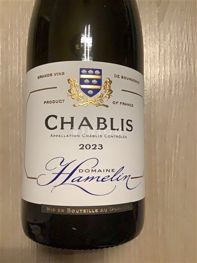 Burgundija Chablis Domaine Hamelin 2023