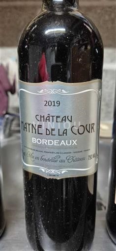 Bordeaux Château Mayne de la Cour 2019