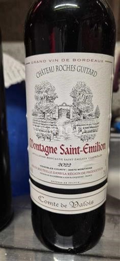 Bordeaux Montagne-saint-émilion Château Roches Guittard Comte de Valois 2019