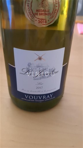 Vallée de la Loire Vouvray La Javeline 2017