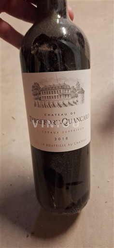 Bordeaux Bordeaux Supérieur Château Terrefort-Quancard 2018