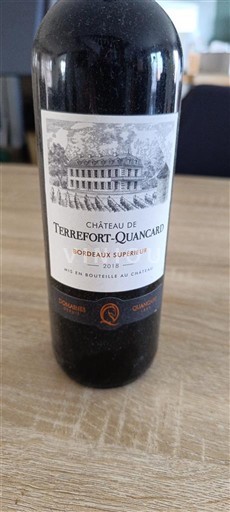 Бордо Бордо Суперіор Château Terrefort-Quancard 2018