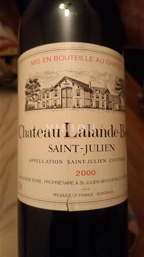 Bordeaux Saint-Julien Château Lalande-Borie 2000