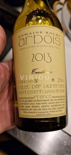 Jura Arbois Domaine Rolet Tradition 2013