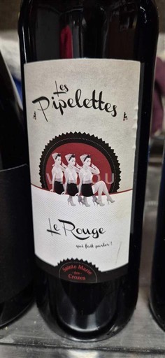 Languedoc a Roussillon Pays d'Oc Les Pipelettes Le Rouge Neročník