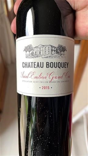 Bordeaux Saint-Émilion Grand Cru Grand Cru Château Bouquey 2015