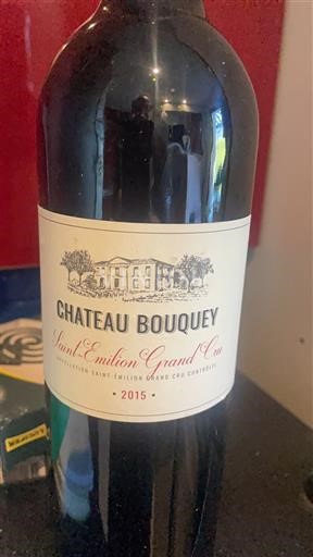 Bordoja Saint-Émilion Grand Cru Grand Cru Château Bouquey 2015