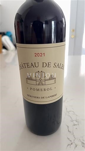 Bordeaux Pomerol Château Sales 2021