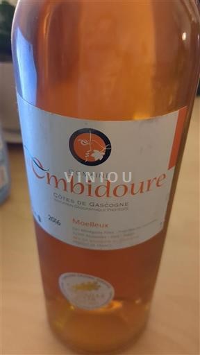 Zuidwest-Frankrijk Côtes de Gascogne Domaine Embidoure 2016