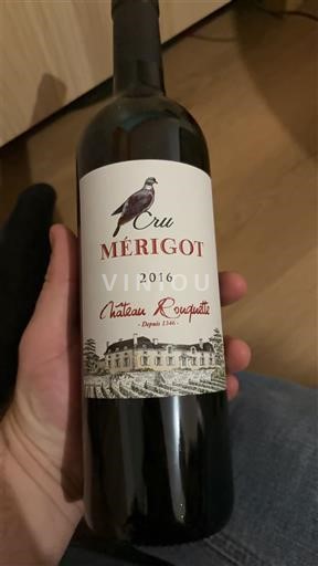 Bordeaux Château Rouquette Cru Mérigot 2016