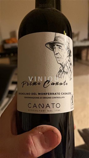 Piemonte Grignolino del Monferrato Casalese Canato Primo Canato Ikke årgangsbestemt