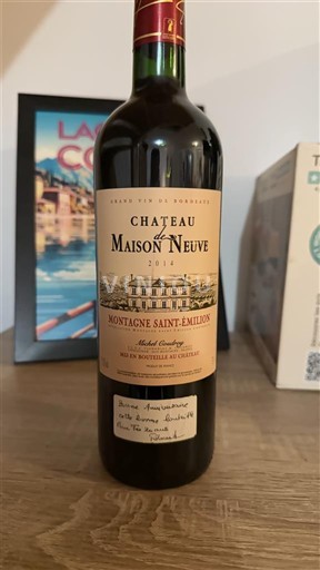 Bordeaux Montagne-Saint-Émilion Château Maison Neuve 2014 2014
