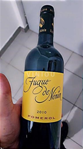 Bordeaux Pomerol Nénin Fugue de Nénin 2010