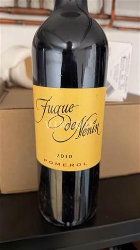 Bordeaux Pomerol Nénin Fugue de Nénin 2010