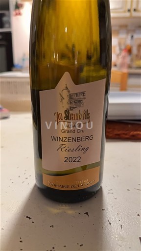 Alsace Grand Cru Jean Straub Fils Winzenberg 2022