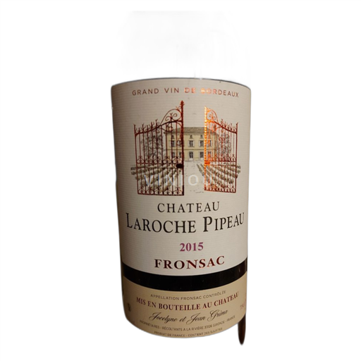 Bordeaux Fronsac Château Laroche Pipeau 2015