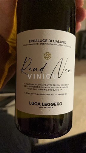 Piemonte Erbaluce di Caluso Luca Leggero Rend Nen 2022