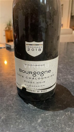 Borgonha Borgonha-Costa-Chalonnais Verons de Buxy Buissonnier 2018