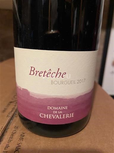 Vallée de la Loire Bourgueil Domaine La Chevalerie Bretêche 2017