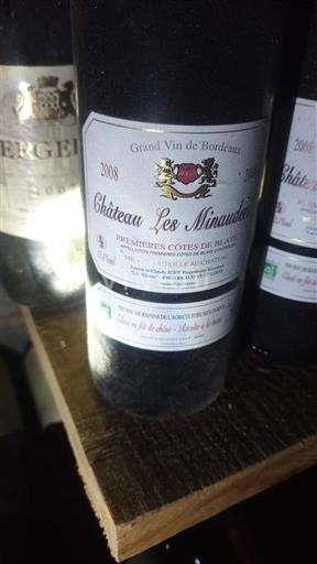 Bordeaux Ikke specificeret Château Les Minauderies 2008