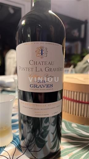 Bordeaux Graves Château Pontet La Gravière Prestige 2018