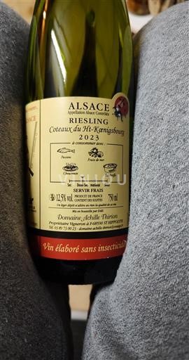 Alsacia Domaine Achille Thirion Coteaux du Ht-Koenigsbourg 2023