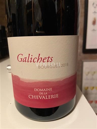 Vallée de la Loire Bourgueil Domaine La Chevalerie Galichets 2018