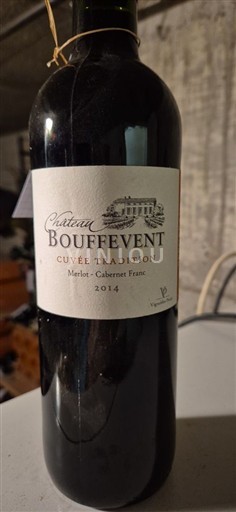 Sydväst Bergerac Château Bouffevent Tradition 2014