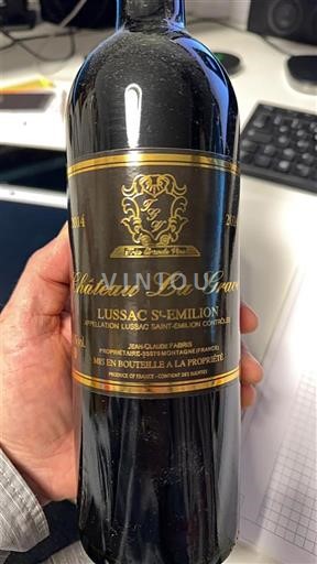 Bordeaux Lussac-saint-émilion Château La Grave 2014