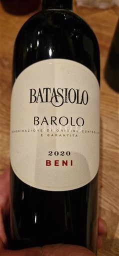 Piemonte Barolo Beni di Batasiolo Beni 2020