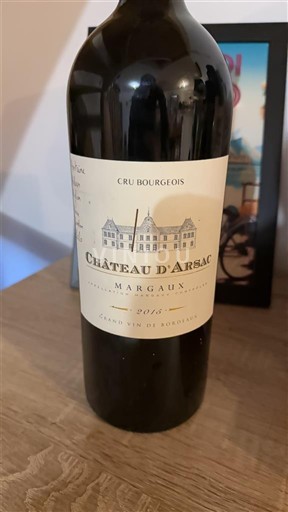 Bordeaux Margaux Château Arsac 2016