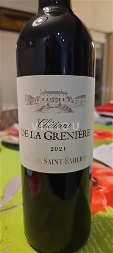 Bordéus Lussac-Saint-Émilion Château La Grenière 2021 2021