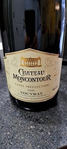 Údolí Loiry Vouvray Château Moncontour Prédilection 2022