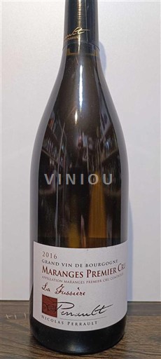 Burgundija Maranges Premier Cru Nicolas Perrault La Fussière 2016