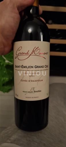 Burdeos Saint-Émilion Gran Cru Grand Moment d'Exception 2021