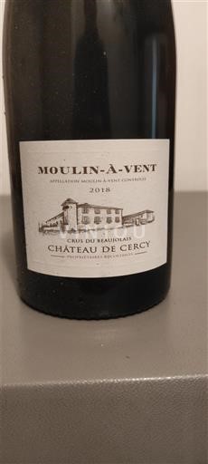 Beaujolais Moulin-à-vent Château Cercy 2018