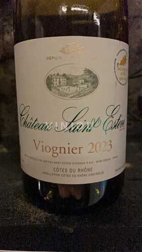 Rona dolina Côtes-du-Rhône Château Saint Estève Viognier 2023