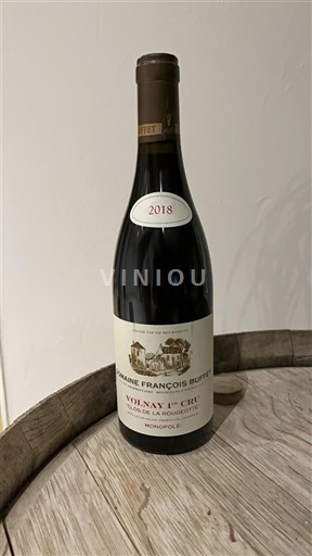 Burgundy Volnay Premier Cru Domaine François Buffet Clos de la Rougeotte Monopole 2018
