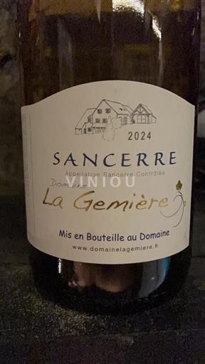 Dolina Loare Sancerre Domaine La Gemière 2024