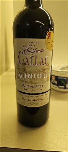 Bordeaux Graves Château Callac 2020