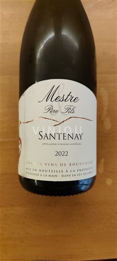 Burgund Santenay Mestre Père & Fils 2022