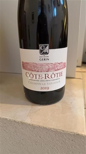 Rona dolina Côte-rôtie Michel Gérin Champin le Seigneur 2019