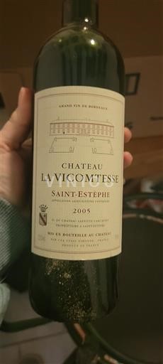 Bordeaux Saint-Estèphe Château La Vicomtesse 2005