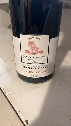 Burgundsko Mercurey Premier Cru Domaine Jeannin-Naltet Le Clos L'Evêque 2022